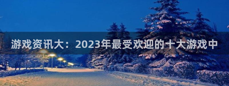 鼎点娱乐注册网站：游戏资讯大：2023年最受欢迎的十大游戏中