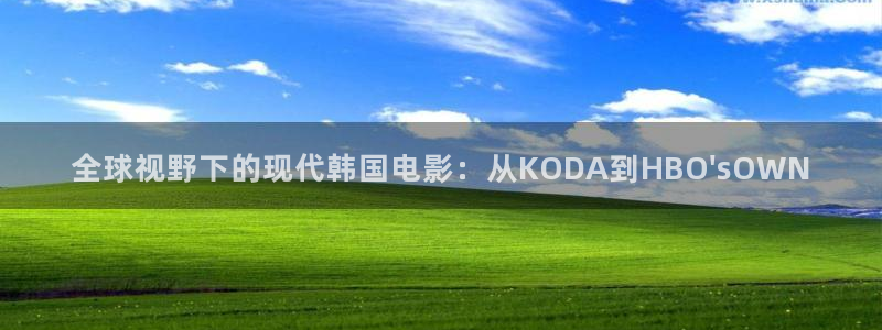 绿茵直播官网：全球视野下的现代韩国电影：从KODA到HBO\'sOWN