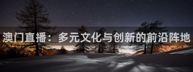 绿茵篮球直播在线观看：澳门直播：多元文化与创新的前沿阵地